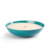 Large Outdoor Lemon Scented Citronella Bowl in Teal