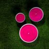 Large Outdoor Lemon Scented Citronella Bowl in White - Image 4