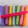 Twisted Lime Green Tapers - Image 4