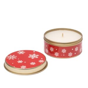 Red Christmas Tin