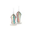Hand Painted Blown Glass Fanoos