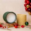 Winter Green Raffia Candle - Image 5
