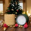 Natural Raffia Candle - Image 4