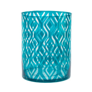 Ikat Vase Azure