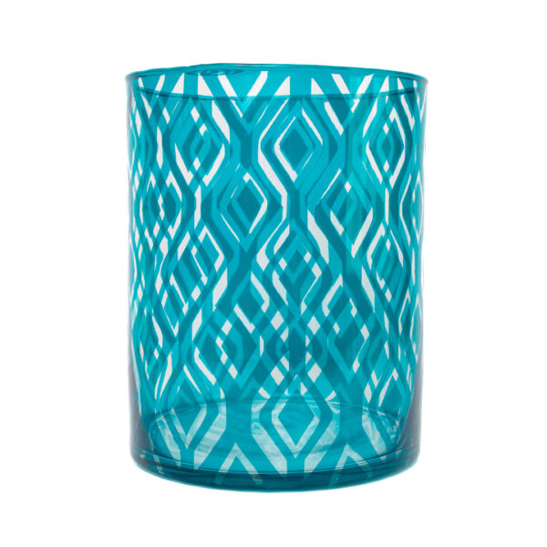 Ikat Vase Azure