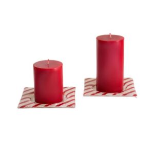 Candy Cane Coaster Set