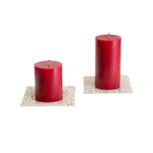Confetti Candle Coaster Set