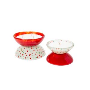 Holly Berry Confetti Candle Set